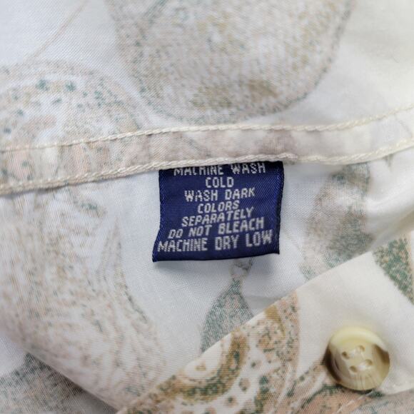 Salmon River Traders Shirt Mens Large Fishing Print Button Up Outdoors Casual - Picture 5 of 10